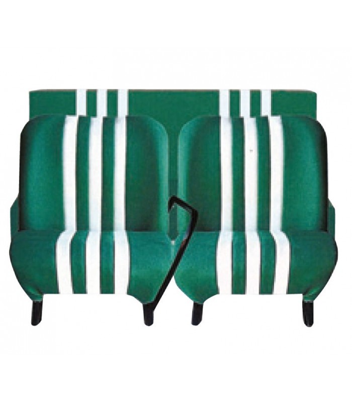 Garniture de banquette ARR Vert / Blanc Garniture de banquette ARR Vert / Blanc