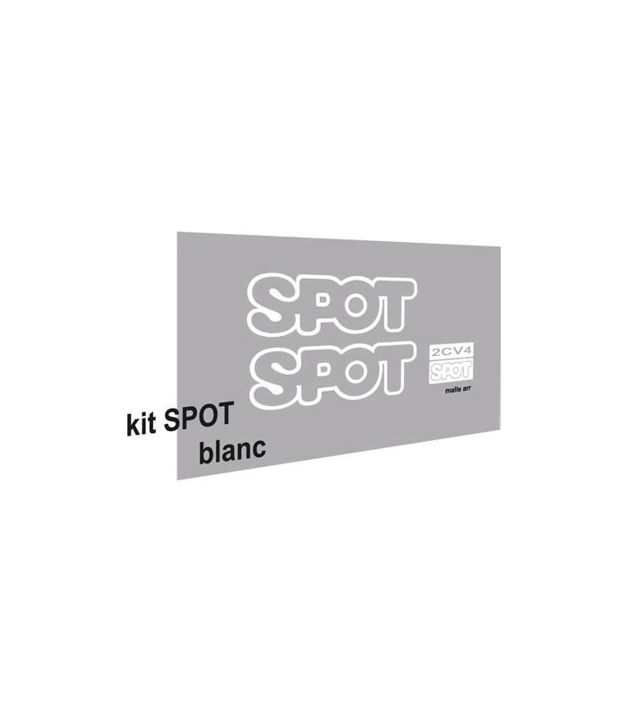 Autocollants Spot Blanc Brillant Autocollants Spot Blanc Brillant