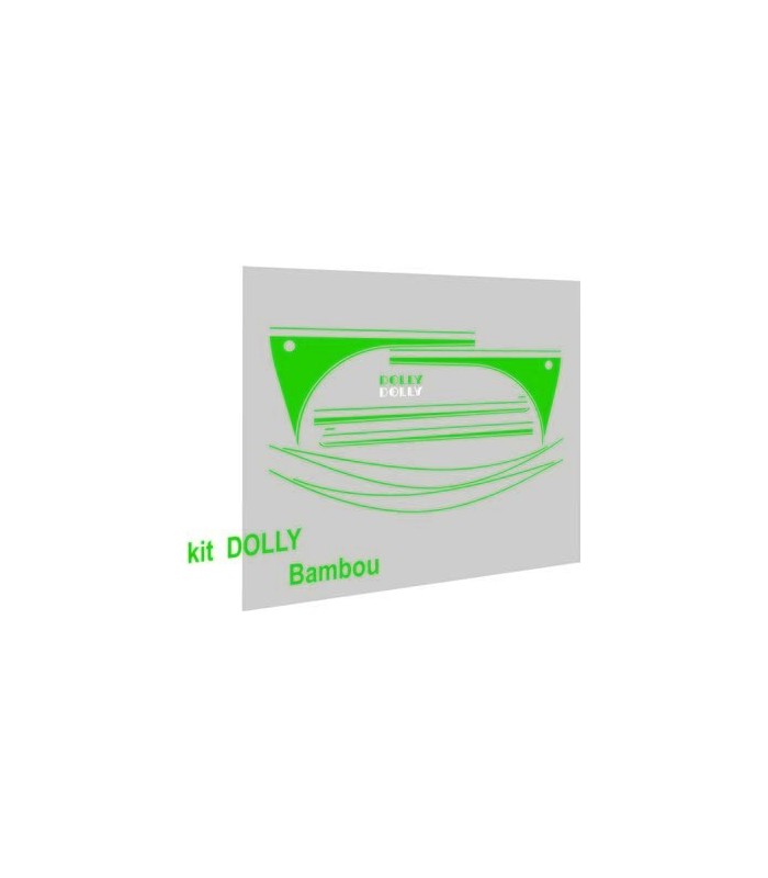 Autocollants Dolly Bambou Autocollants Dolly Bambou