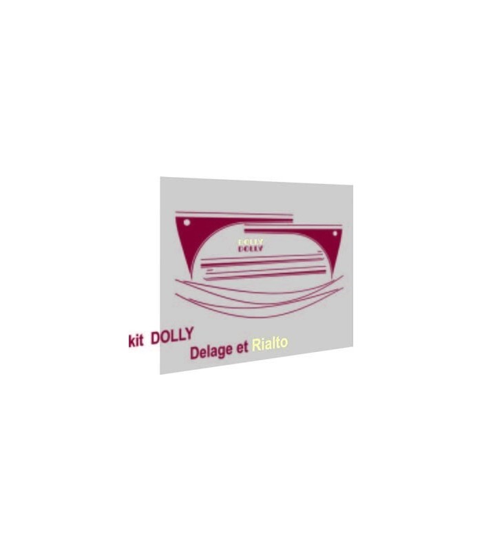 Autocollants Dolly Delage et Rialto Autocollants Dolly Delage et Rialto