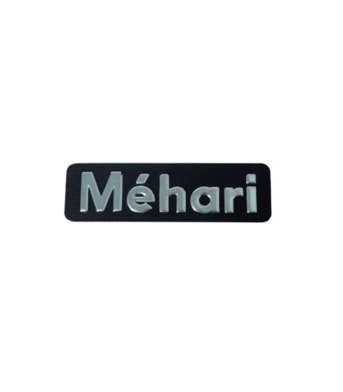 Monogramme inox en relief Méhari Monogramme inox en relief Méhari
