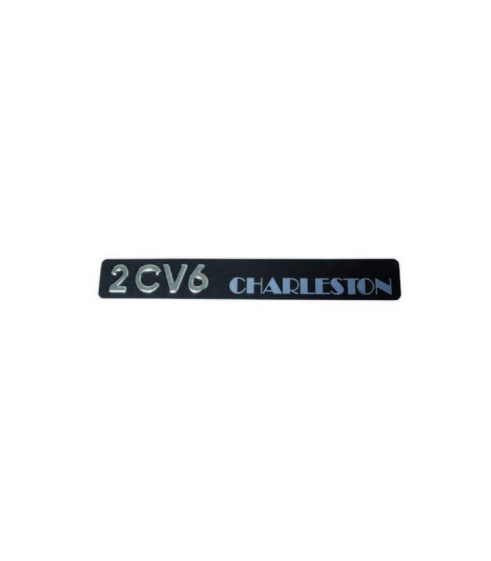Monogramme inox en relief 2cv6 Charleston Monogramme inox en relief 2cv6 Charleston