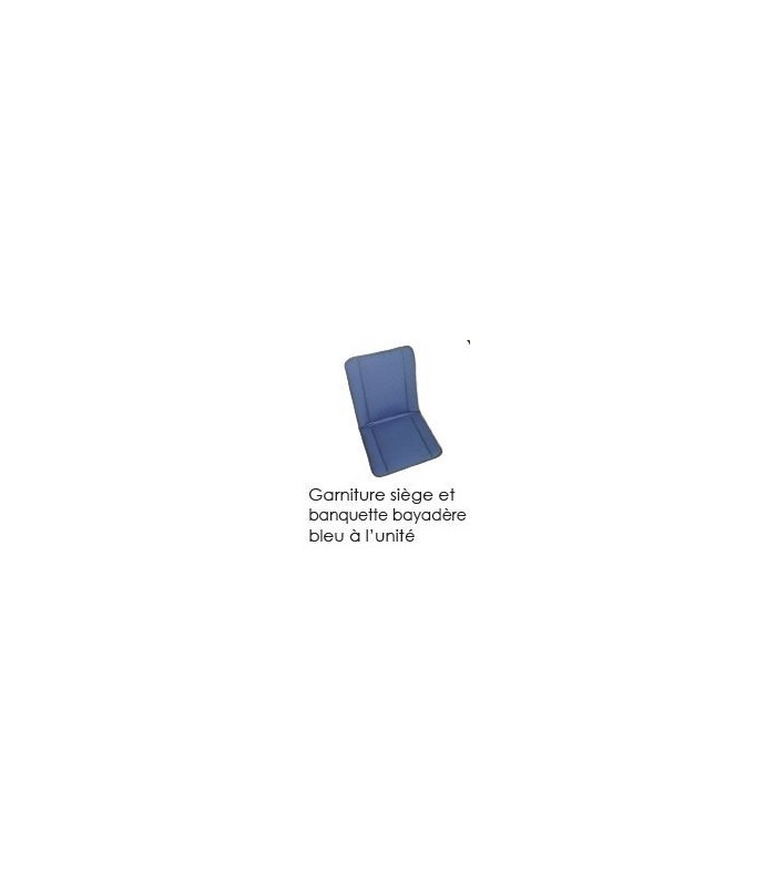 Lot de 4 bayadères (2 AV - 2 ARR ) Bleu pour 2CV Lot de 4 bayadères (2 AV - 2 ARR ) Bleu pour 2CV