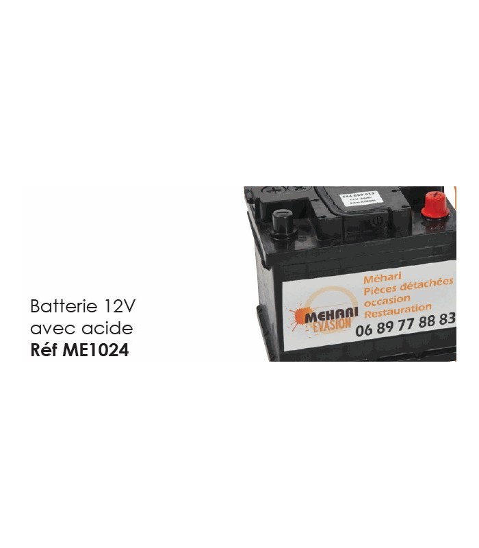 Batterie 12V avec acide Batterie 12V avec acide