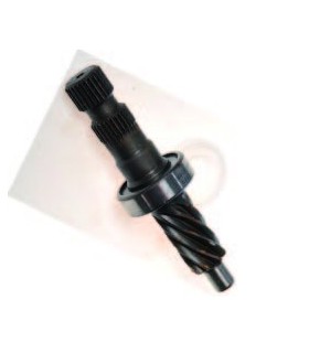 Pignon de direction 8 dents avec écrou joint et bague