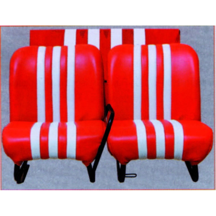 Garniture de siège Droit ou Gauche Rouge / Blanc