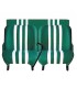 Banquette ARR bi-ton Vert / Blanc