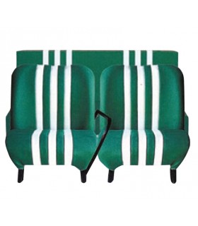Garniture de banquette ARR Vert / Blanc