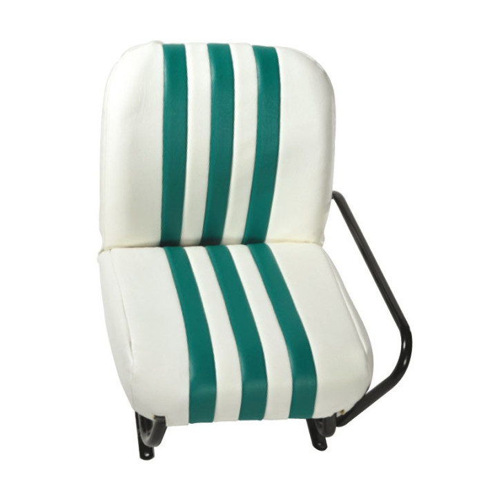 Siège Gauche bi-ton Blanc / Vert