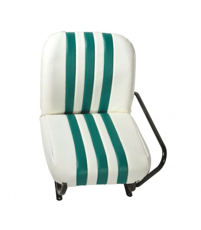 Siège Droit bi-ton Blanc / Vert