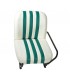 Banquette ARR bi-ton Blanc / Vert