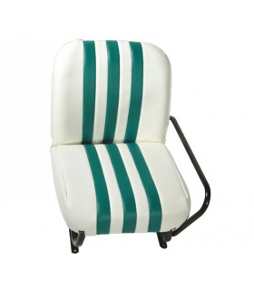 Banquette ARR bi-ton Blanc / Vert