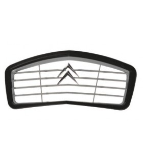 CALANDRE DE 2CV NOUVEAU MODELE EN PLASTIQUE GRIS ET A BORD NOIR