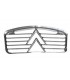 Calandre en aluminium polie pour 2cv 01/1961 à 1965
