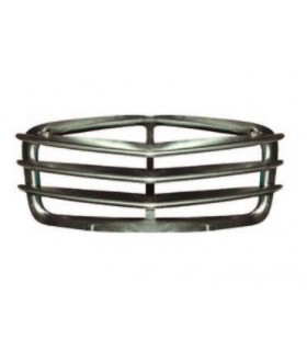 Calandre en aluminium poli de 1965 à 1974