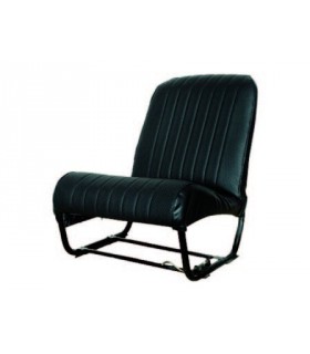 Ensemble de garnitures skaï Noir perforé 1 banquette AV + 1
banquette ARR
