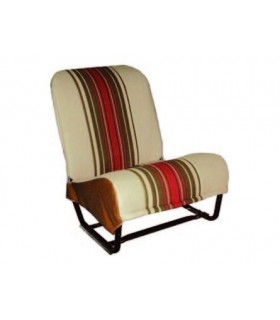 Ensemble de garnitures tissu Beige rayé 2 sièges asymétriques + 1 banquette ARR