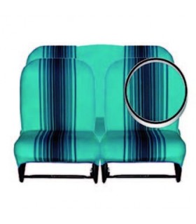 Ensemble de garnitures tissu Bleu rayé 2 sièges symétriques
+ 1 banquette ARR