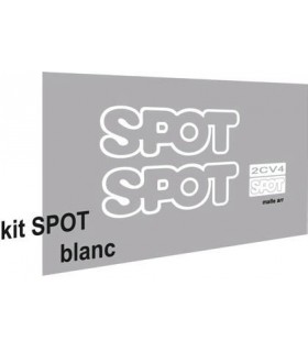 Autocollants Spot Blanc Brillant