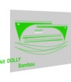 AUTOCOLLANTS 2CV DOLLY BAMBOU