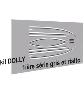 Autocollants Dolly 1ère série Grise et Rialto
