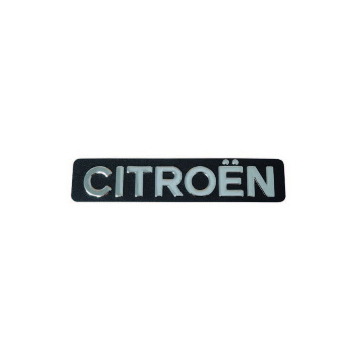 Monogramme inox en relief Citroën