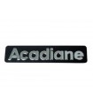 MONOGRAMME INOX EN RELIEF ACADIANE