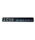 Monogramme inox en relief 2cv6 Charleston