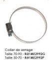 COLLIER SERRAGE PETIT MODELE 50-70 POUR 2CV MÉHARI ET DÉRIVÉS