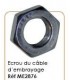 Ecrou du cable d'embrayage