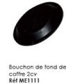 BOUCHON FOND DE COFFRE POUR 2CV