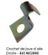 Crochet de joue d'aile arrière droite