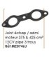 Joint echap/admi pour moteur 375 et 425 cm3 12CV,Pipe 3 trous