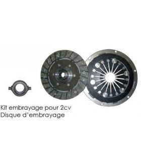 Kit embrayage pour 2cv 10 cannelures centrifuge
