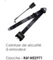 CEINTURE SECURITE A ENROULEUR GAUCHE POUR 2CV OU MEHARI