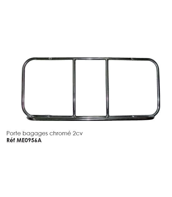 Porte bagages chrome 2cv