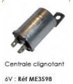 CENTRALE CLIGNOTANT 6V DE 1950 À 1970