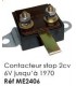 Contacteur stop 2CV 6V jusqu'à 1970