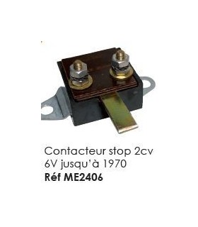 Contacteur stop 2CV 6V jusqu'à 1970