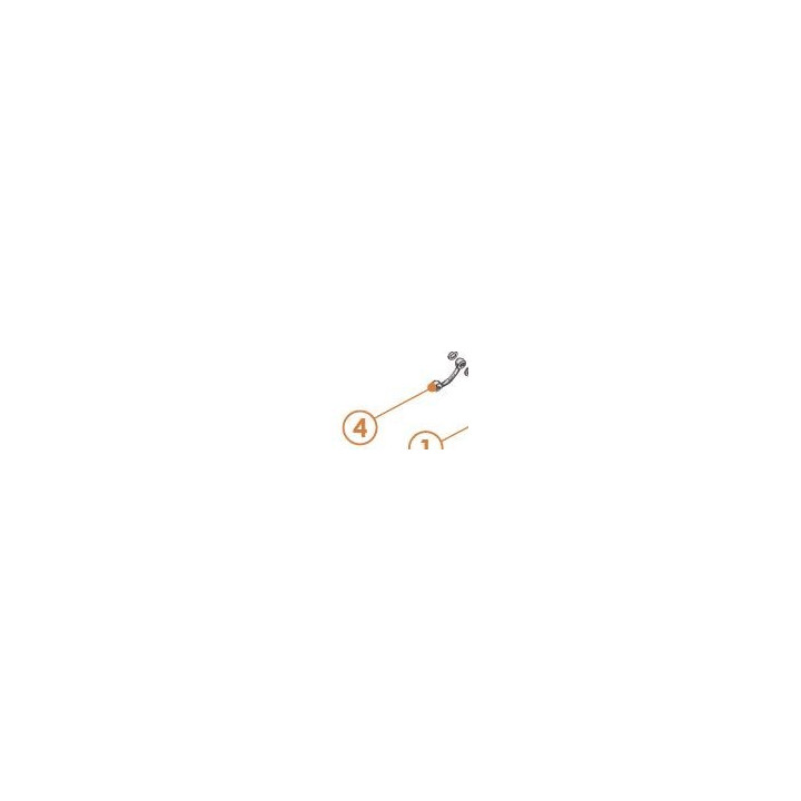 Tuyau de frein Banjo pour cylindre avant gauche, Long 15cm