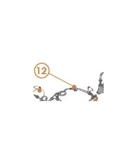 Tuyau de frein Diam 9 T flexible sur boite