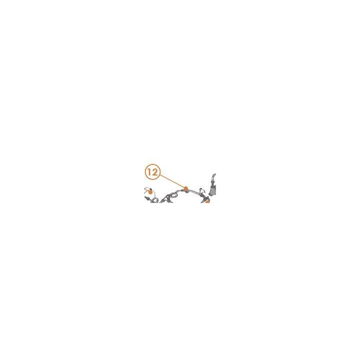Tuyau de frein Diam 9 T flexible sur boite