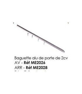 Baguette alu de porte de 2cv "Avant"