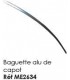 Baguette alu capot 