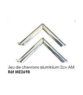 Jeu de chevrons aluminium 2cv AM