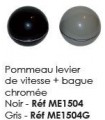 POMMEAU GRIS LEVIER DE VITESSE ET BC POUR MEHARI 2CV ET DERIVES