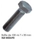 Boite de 100 vis 7 x 30 mm