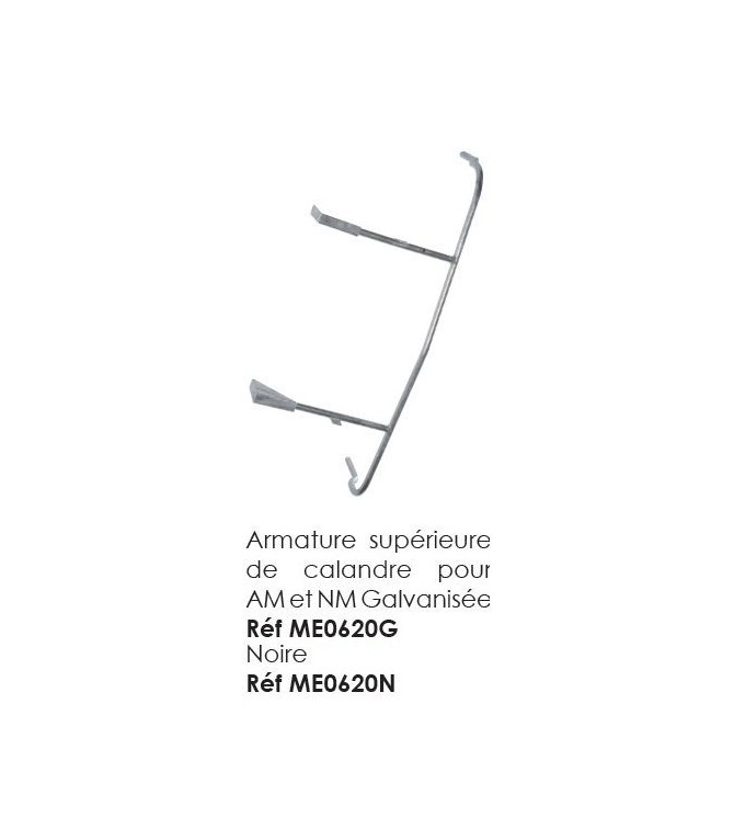 ARMATURE SUPÉRIEUR DE CALANDRE NOUVEAU MODÈLE OU ANCIEN MODÈLE GALVANISÉE POUR MÉHARI