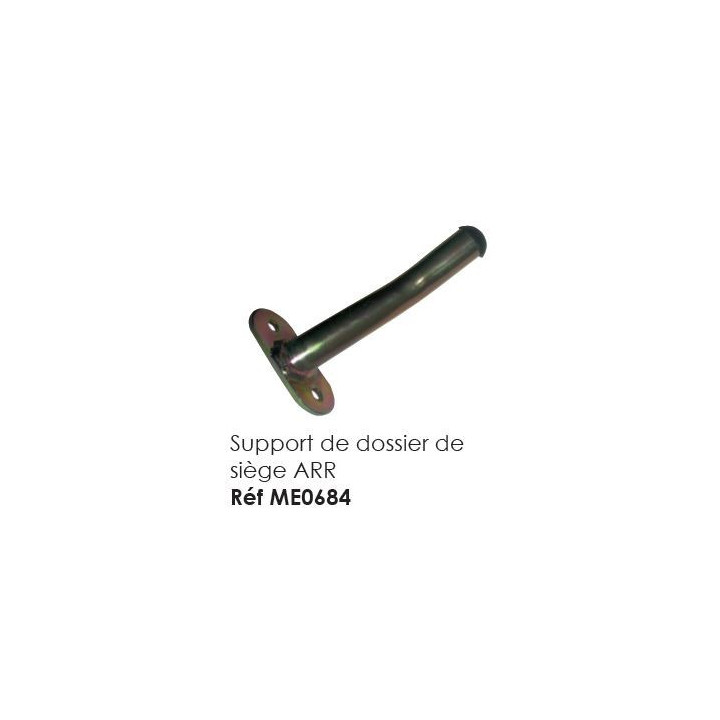 SUPPORT DU DOSSIER DE SIÈGE ARRIÈRE POUR MÉHARI