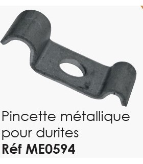 Pincette metallique pour durite / chassis unité